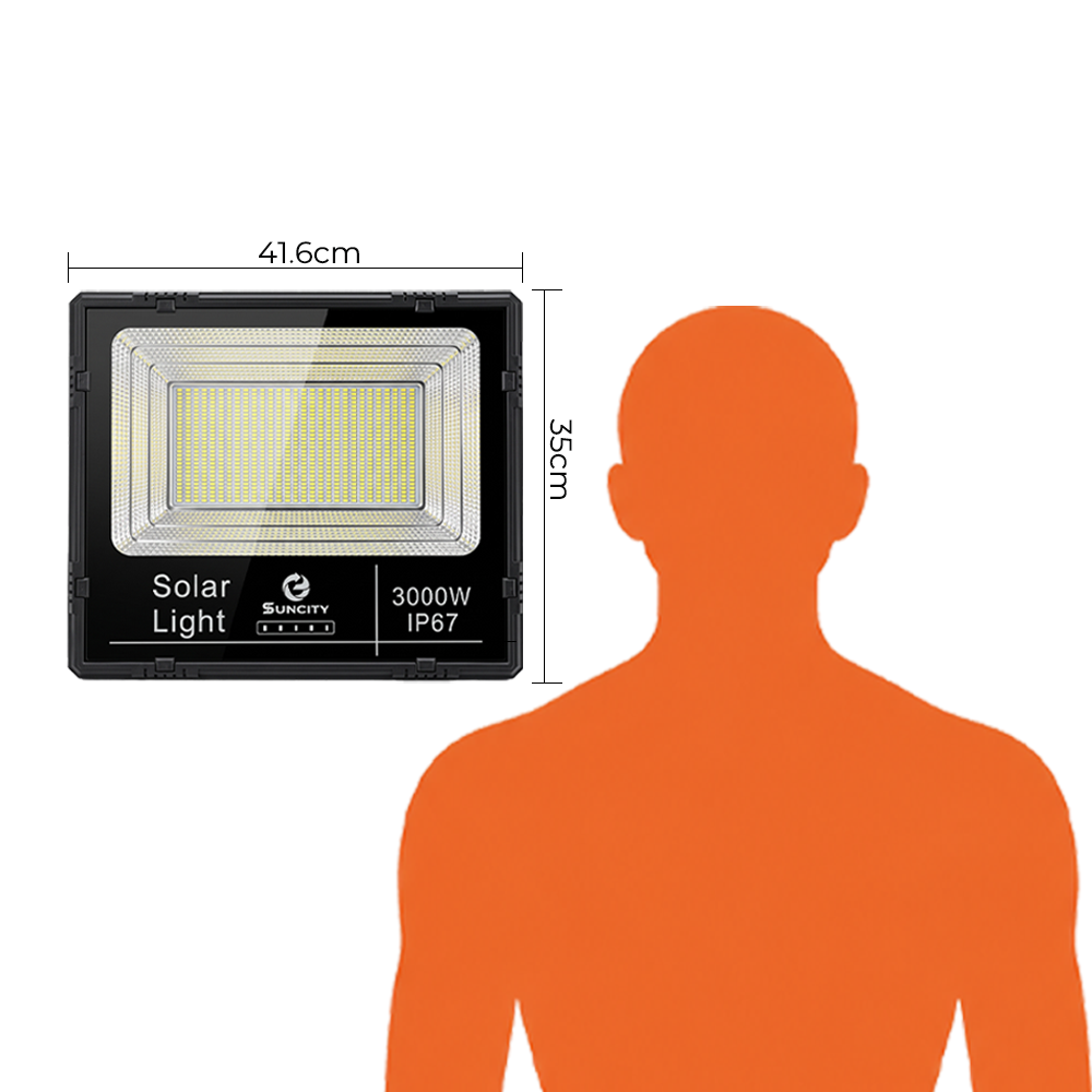 Suncity Reflector Solar LED 3000W con Control Remoto – TGD-D101