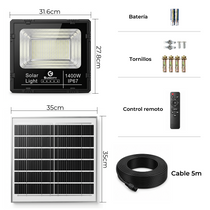 Suncity Reflector Solar LED 1400W con Control Remoto – TGD-D100